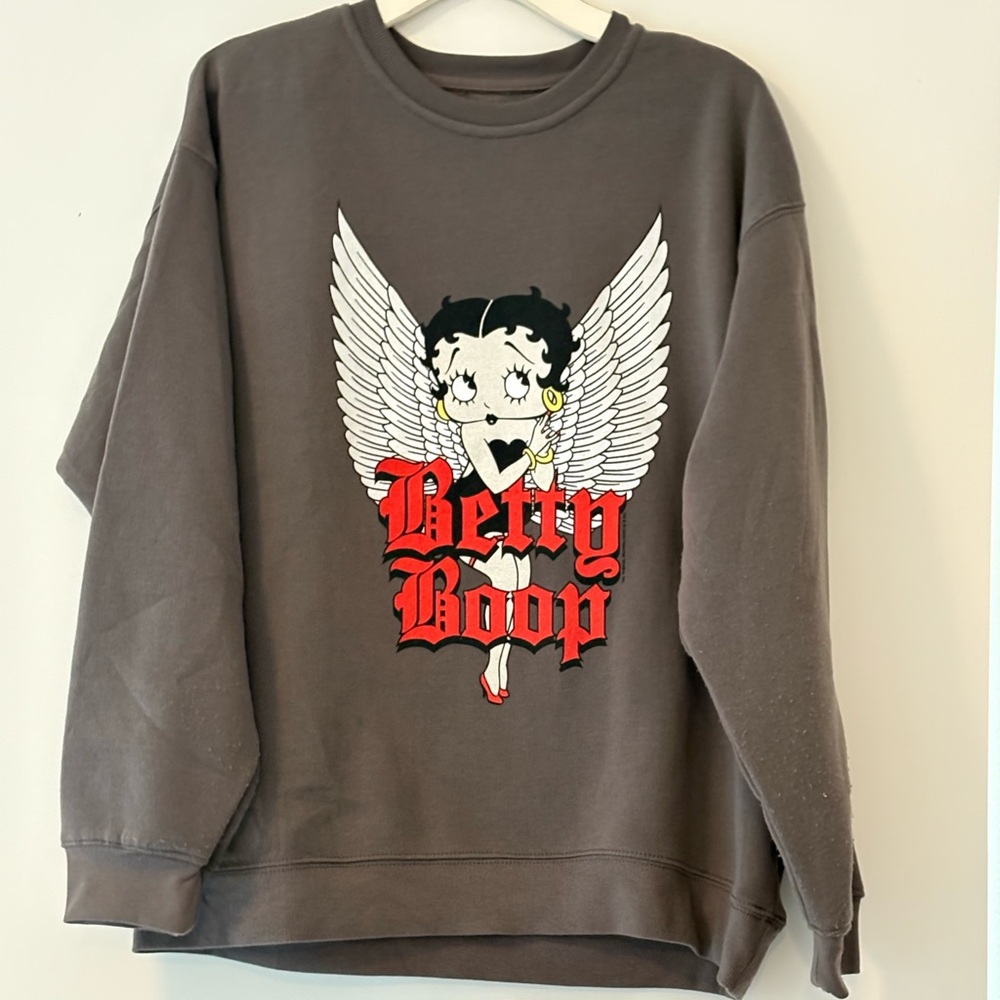 Betty Boop Graphic Pullover